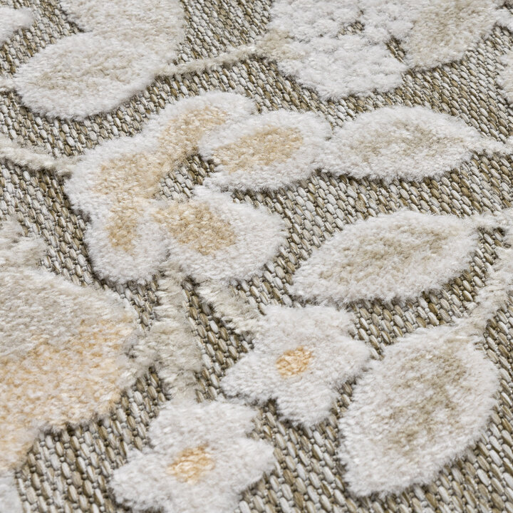 Binnen- & buitenvloerkleed - Bloom Oriental Taupe - 3