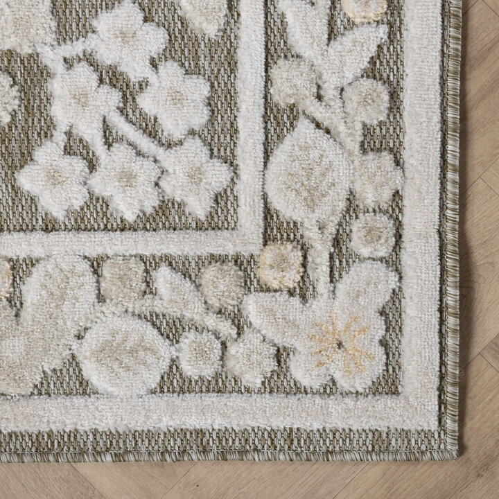 Binnen- & buitenvloerkleed - Bloom Oriental Taupe - 4