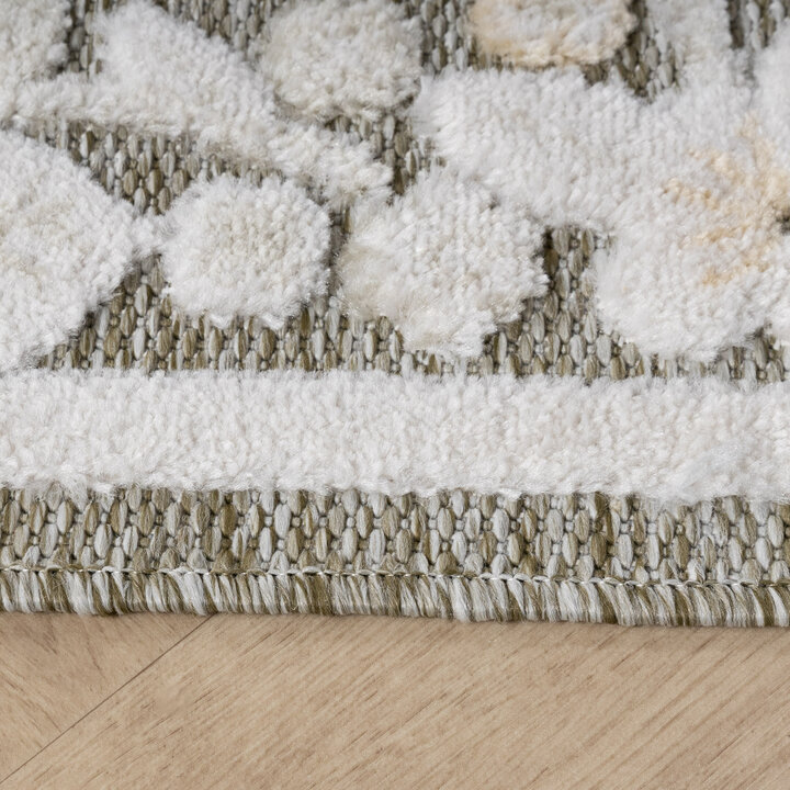 Binnen- & buitenvloerkleed - Bloom Oriental Taupe - 5