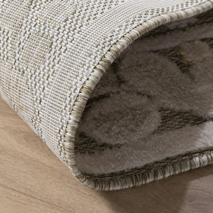 Binnen- & buitenvloerkleed - Bloom Oriental Taupe - 6