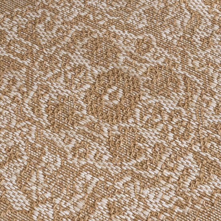 Jute buitenkleed - Daisy Medaillon Wit - 3