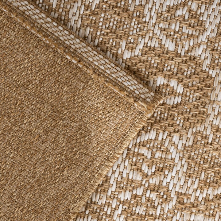 Jute buitenkleed - Daisy Medaillon Wit - 6