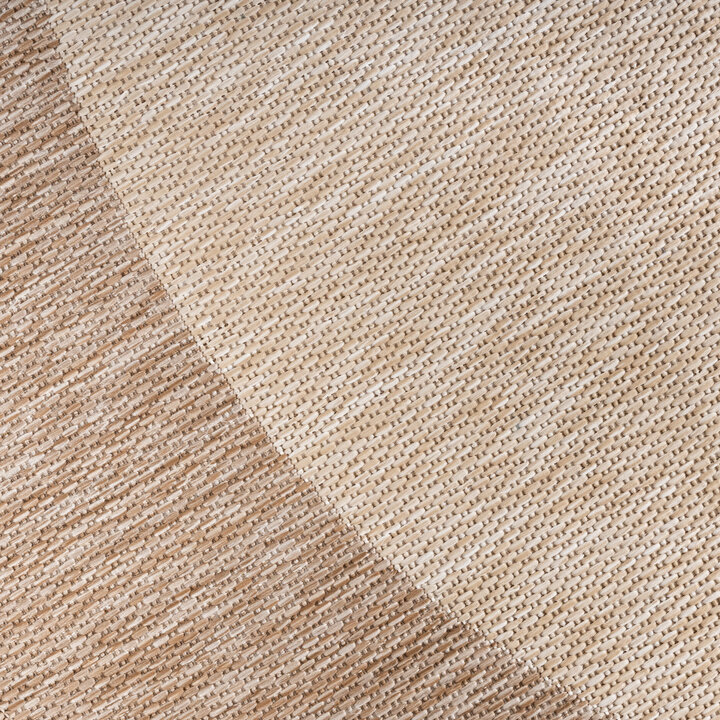 Rond In- & Outdoor vloerkleed - Sierra Border Creme/Beige - 3