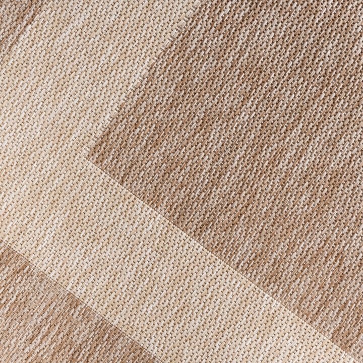 In- & Outdoor vloerkleed - Sierra Border Beige/Creme - 4