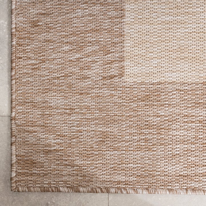 In- & Outdoor vloerkleed - Sierra Border Creme/Beige - 4