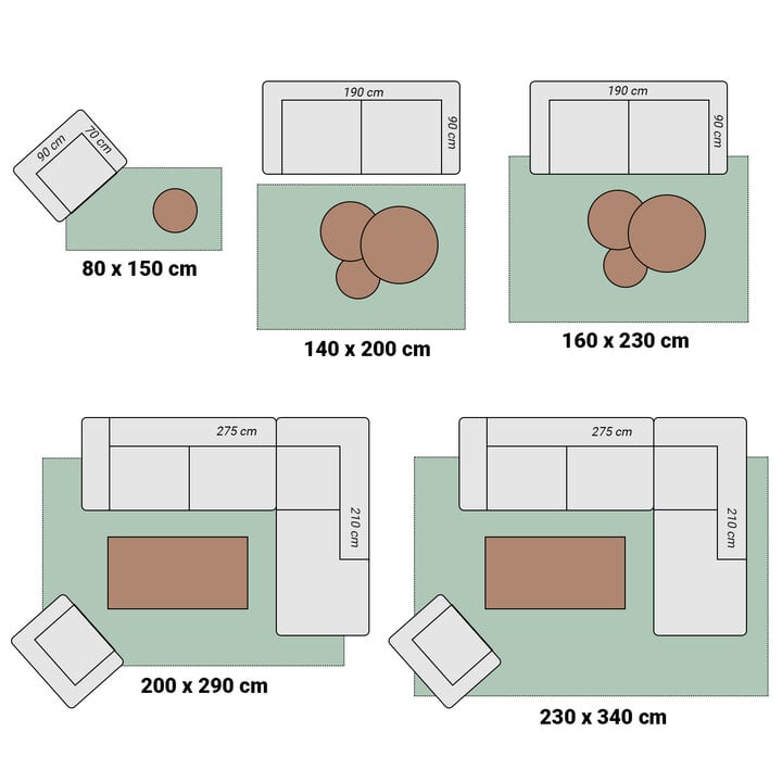 Wollen vloerkleed - Bonita Beige 141 - 5