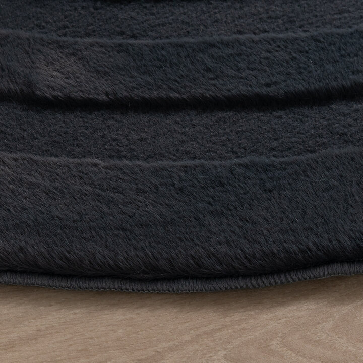 Organisch vloerkleed - Flowy Wavy Antraciet - 5