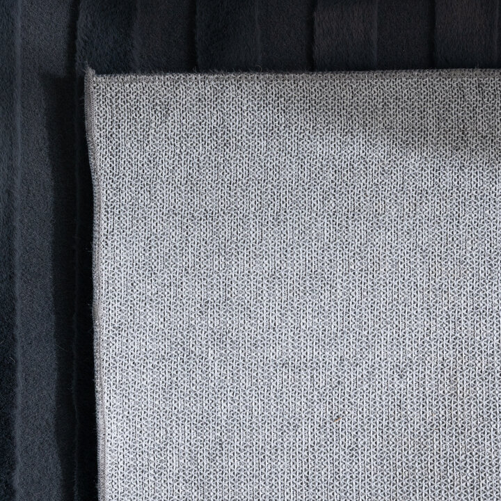 Organisch vloerkleed - Flowy Wavy Antraciet - 6