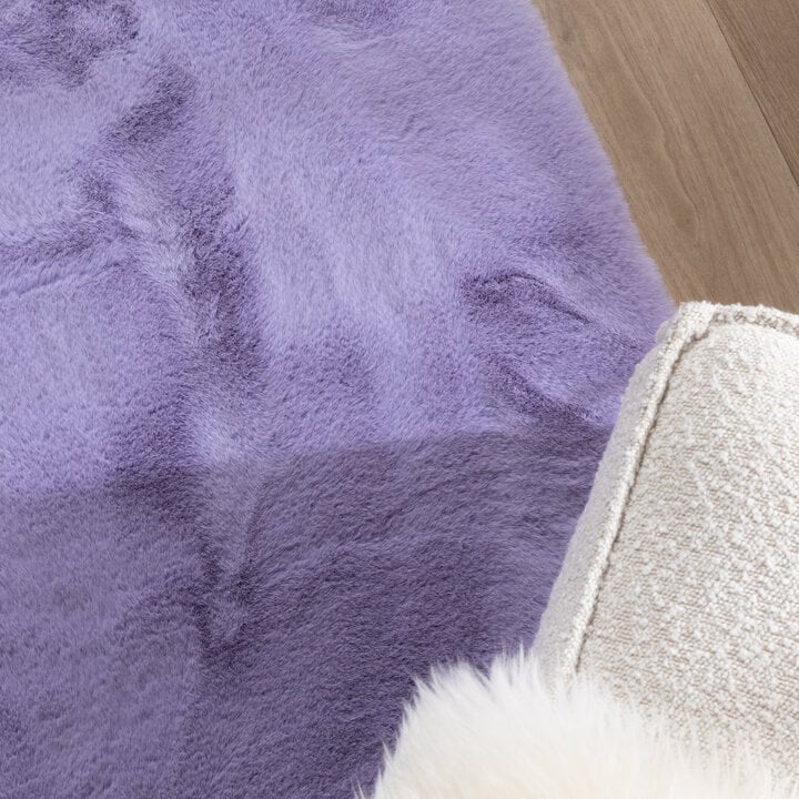 Zacht Hoogpolig vloerkleed - Comfy Supreme Lila - 1