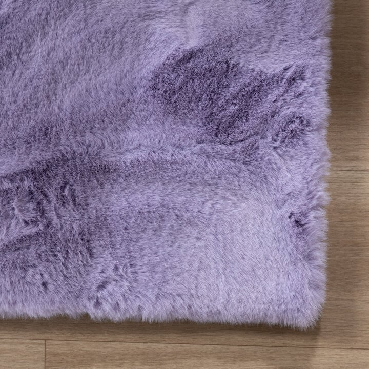 Zacht Hoogpolig vloerkleed - Comfy Supreme Lila - 3