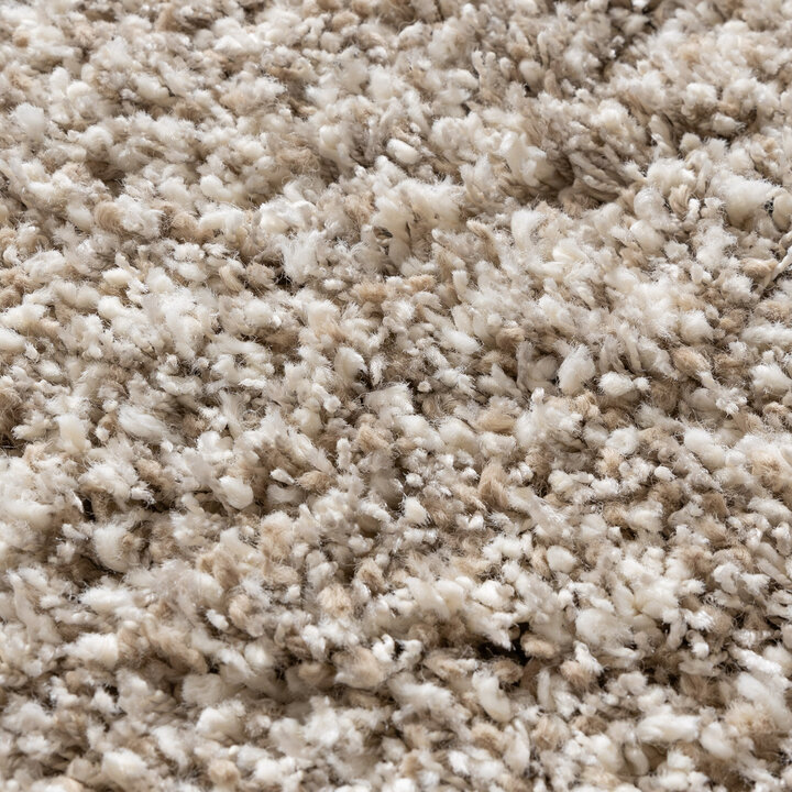 Luxe hoogpolig vloerkleed - Yves Beige - 3