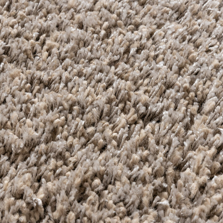Luxe hoogpolig vloerkleed - Yves Taupe - 3