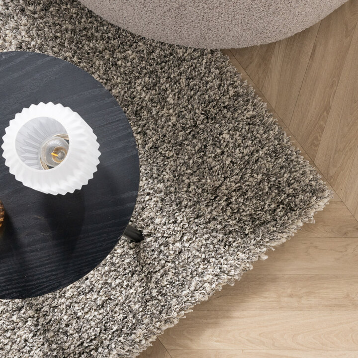 Luxe hoogpolig vloerkleed - Yves Lichtgrijs - 2