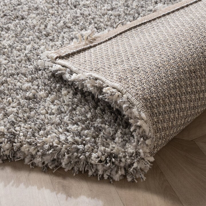 Luxe hoogpolig vloerkleed - Yves Lichtgrijs - 6