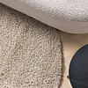 Rond hoogpolig vloerkleed - Yves Taupe - thumbnail 2