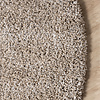 Rond hoogpolig vloerkleed - Yves Taupe - thumbnail 4