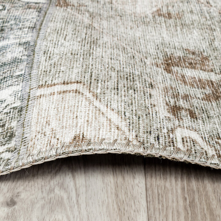 Patchwork vloerkleed - Lago Grijs - 5