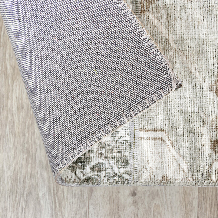 Patchwork vloerkleed - Lago Grijs - 6
