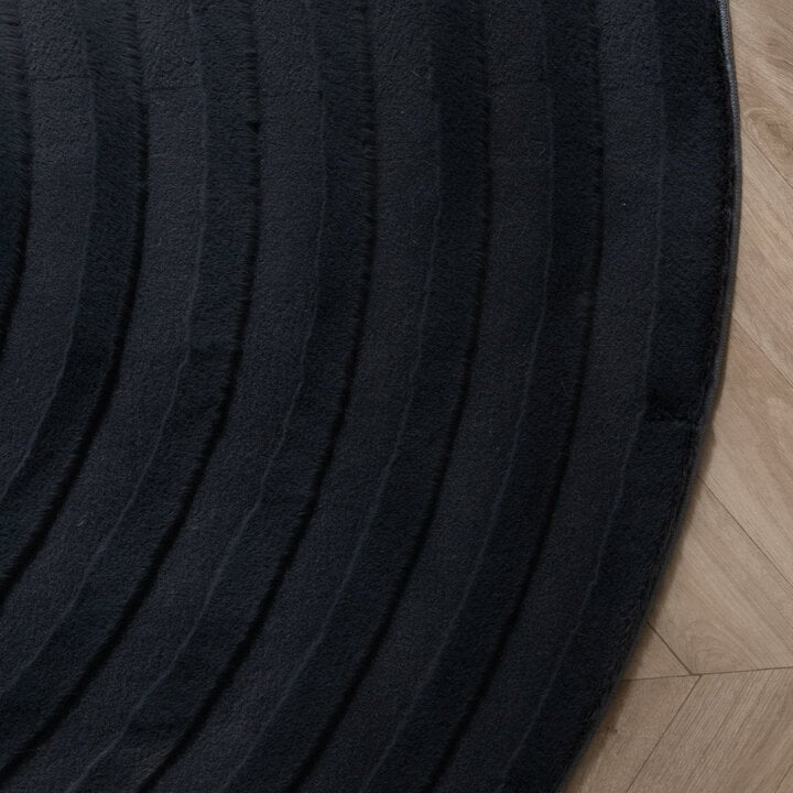 Organisch vloerkleed - Flowy Arch Antraciet - 4
