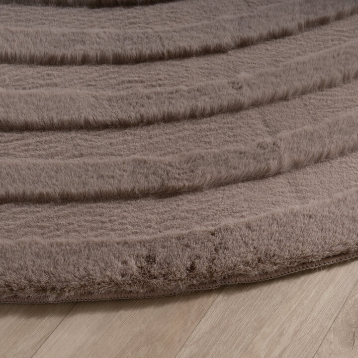 Organisch vloerkleed - Flowy Arch Taupe - 5