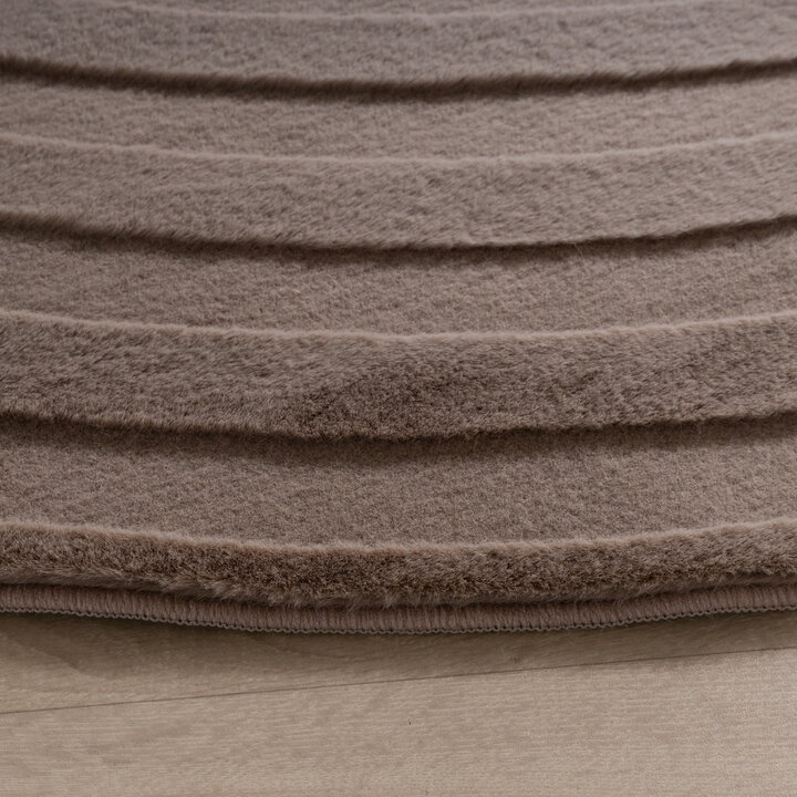 Organisch vloerkleed - Flowy Lines Taupe - 5
