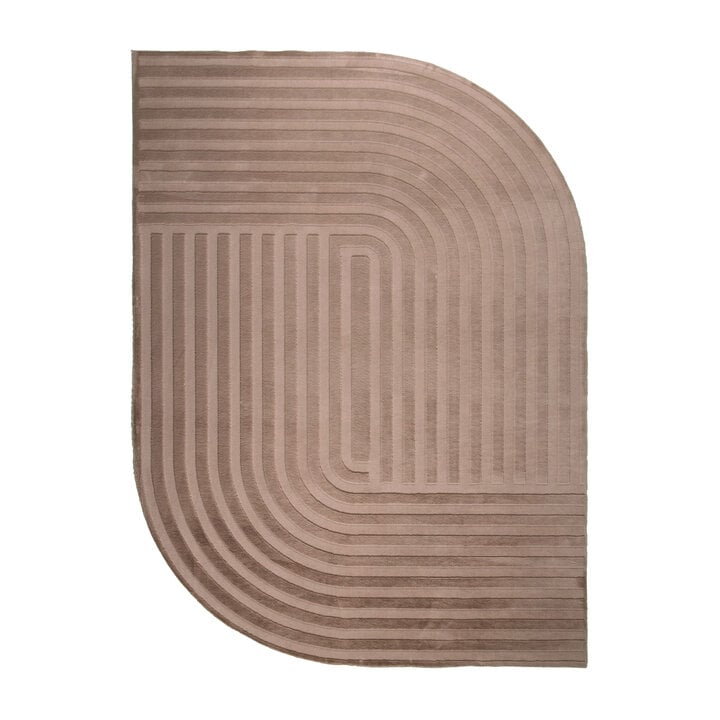 Organisch vloerkleed - Flowy Lines Taupe - 1