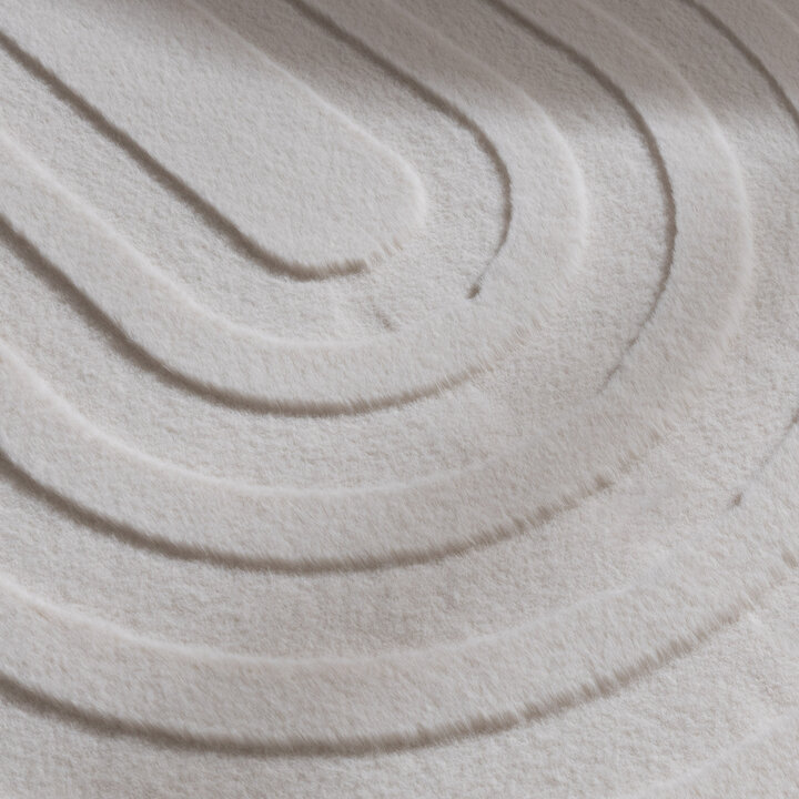 Organisch vloerkleed - Flowy Arch Creme - 3