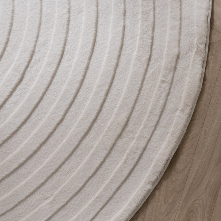 Organisch vloerkleed - Flowy Arch Creme - 4