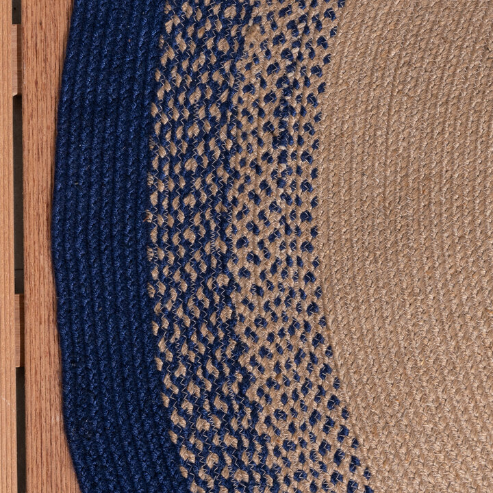 Rond binnen- & buitenkleed - Florence Blauw - 4