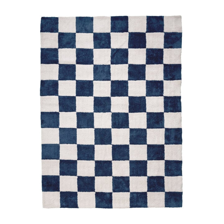 Checkerboard vloerkleed - Blox Blauw - 1