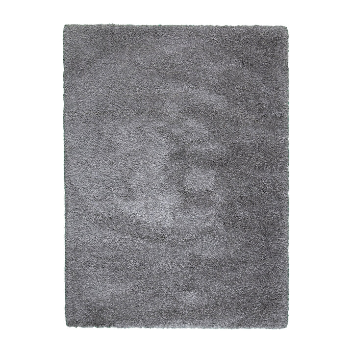 Luxe hoogpolig vloerkleed - Yves Grijs - 1