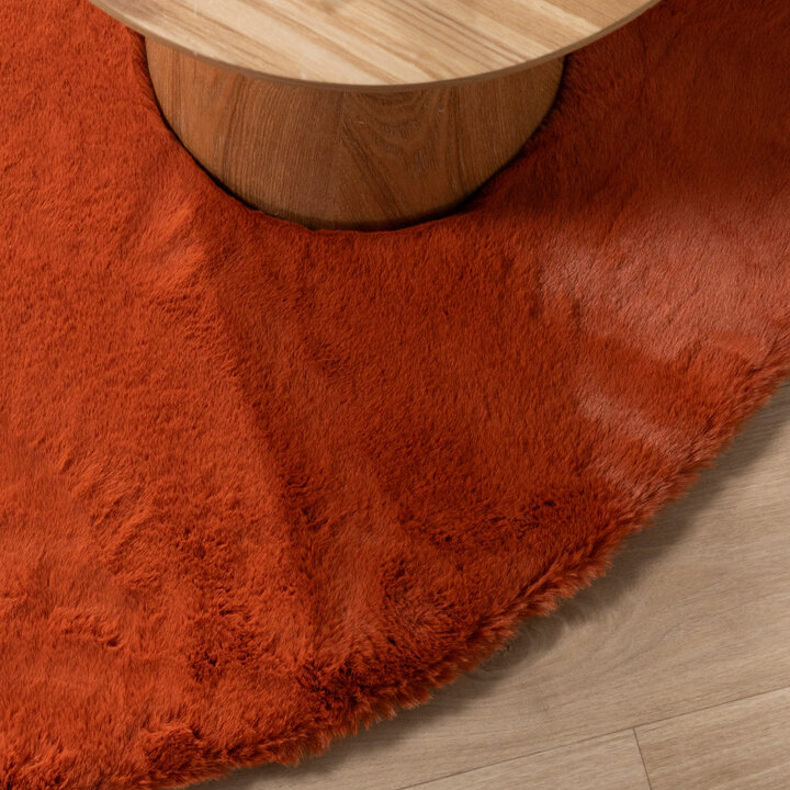 Rond Hoogpolig vloerkleed - Comfy Supreme Terra - 4