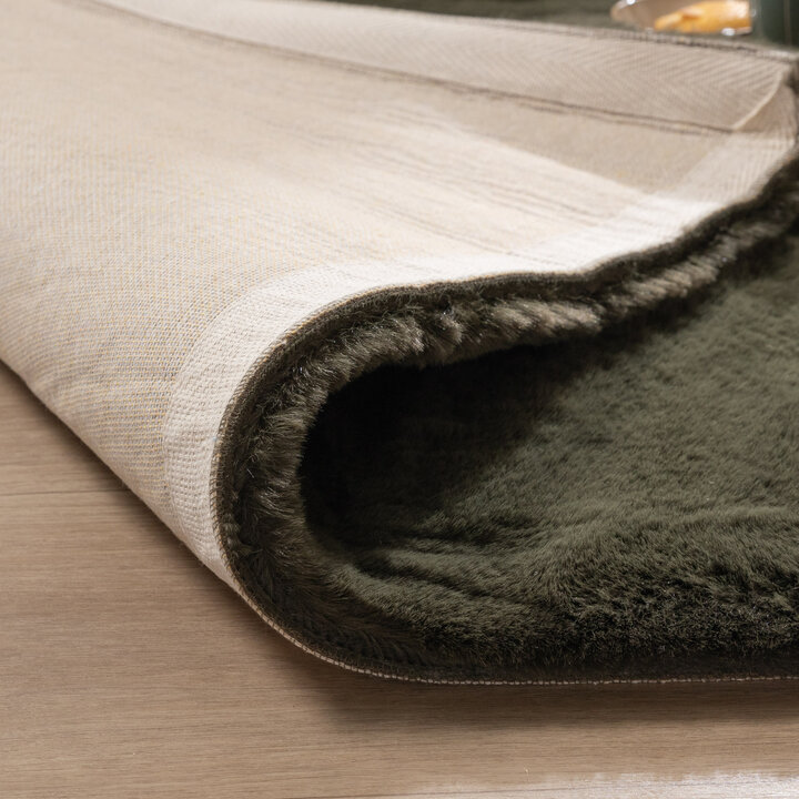Zacht Hoogpolig vloerkleed - Comfy Supreme Groen - 6