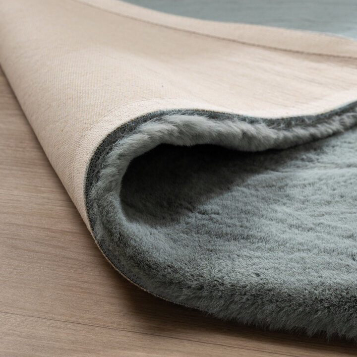 Zacht Hoogpolig vloerkleed - Comfy Supreme Blauw/Groen - 6