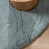 Rond Hoogpolig vloerkleed - Comfy Supreme Blauw/Groen - thumbnail 4