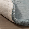Rond Hoogpolig vloerkleed - Comfy Supreme Blauw/Groen - thumbnail 6