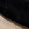 Rond Hoogpolig vloerkleed - Comfy Supreme Zwart - thumbnail 5