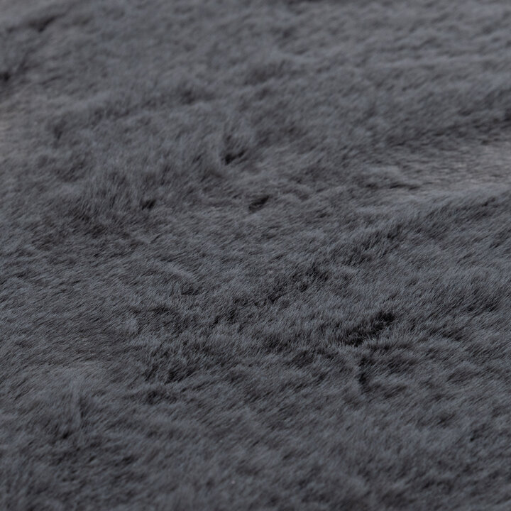 Rond Hoogpolig vloerkleed - Comfy Supreme Antraciet - 3