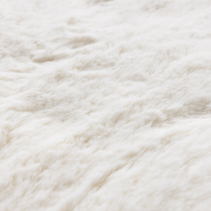 Rond Hoogpolig vloerkleed - Comfy Supreme Wit - 3