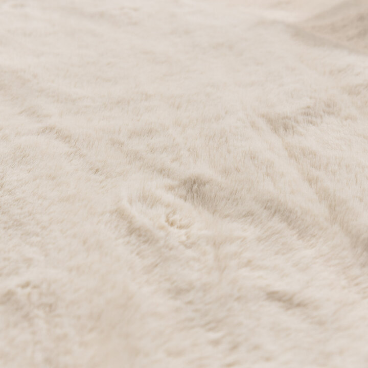 Rond Hoogpolig vloerkleed - Comfy Supreme Creme - 3