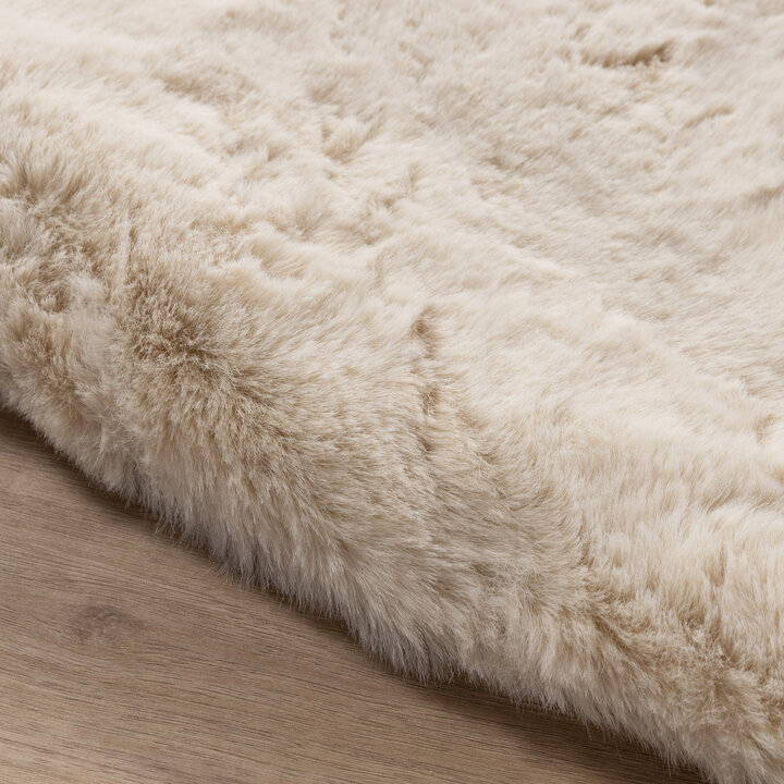 Rond Hoogpolig vloerkleed - Comfy Supreme Creme - 6