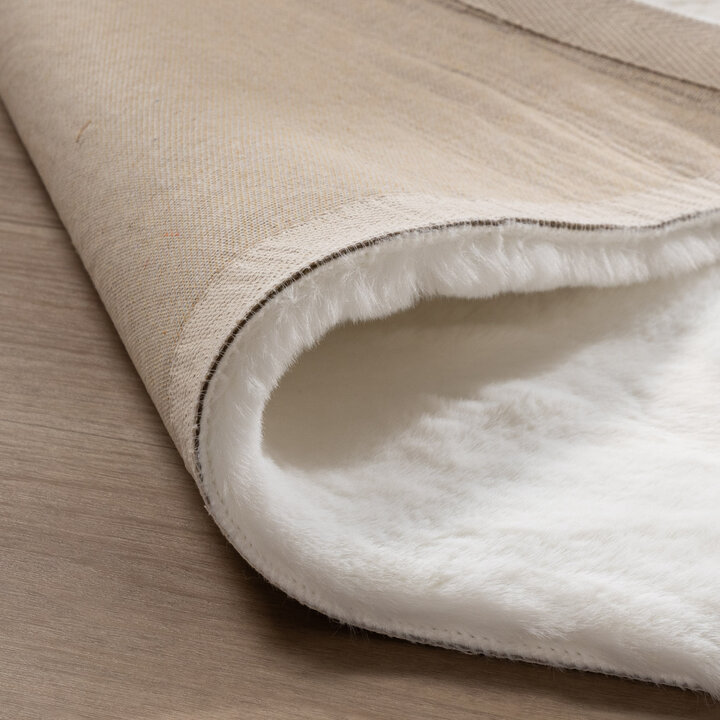 Zacht Hoogpolig vloerkleed - Comfy Supreme Wit - 6