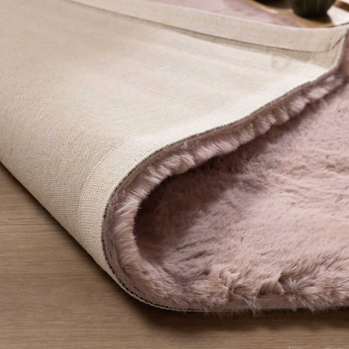 Zacht Hoogpolig vloerkleed - Comfy Supreme Roze - 6