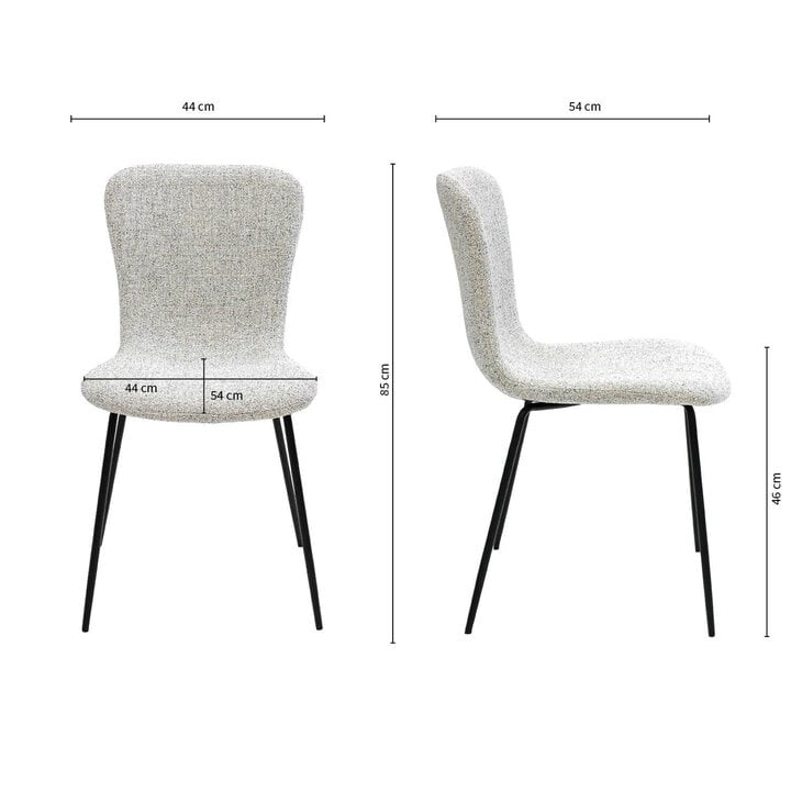 Eetkamerstoel - Vigo Creme - 7