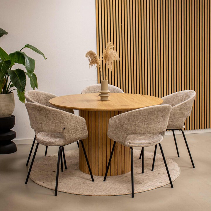 Eetkamerstoel - Mette Beige - 2