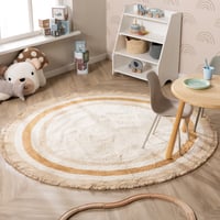 Rond wasbaar kinderkleed - Milo Beige