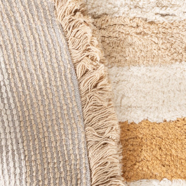 Rond wasbaar kinderkleed - Milo Beige - 6