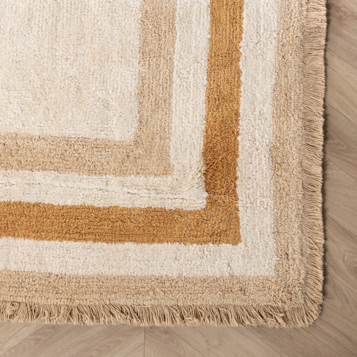 Wasbaar kindervloerkleed - Milo Beige - 4