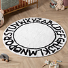 Rond vloerkleed kinderkamer - Bodhi Wit - thumbnail