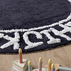 Rond vloerkleed kinderkamer - Bodhi Donkerblauw - thumbnail 1